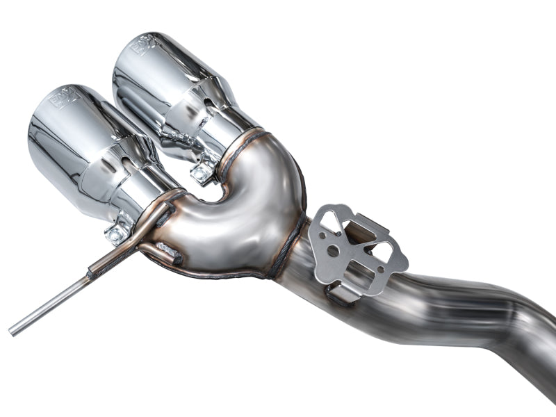 AWE Tuning 3020-42487 23-24 BMW G87 M2 Track Edition Exhaust - Chrome Silver Tips