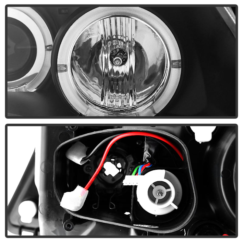 SPYDER 5009005 Spyder BMW E90 3-Series 06-08 Projector LED Halo Amber Reflector Rplc Bulb Blk PRO-YD-BMWE9005-AM-BK