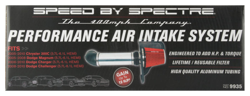Spectre SPE9935 Cold Air Intake 05-10 Chrgr/Challnger 5.7/6.1L
