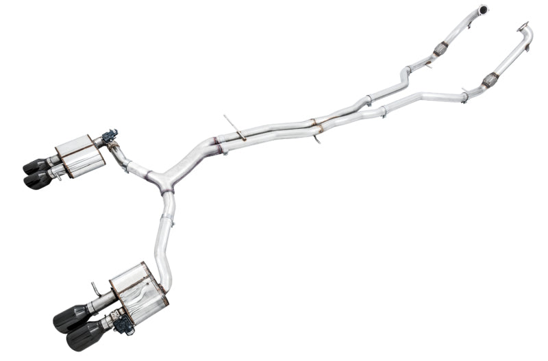 AWE Tuning 3025-43046 Audi B9 S5 Sportback SwitchPath Exhaust - Non-Resonated (Black 102mm Tips)