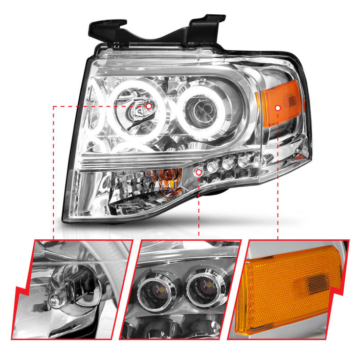 ANZO 111114 ANZ LED/Projector Headlights