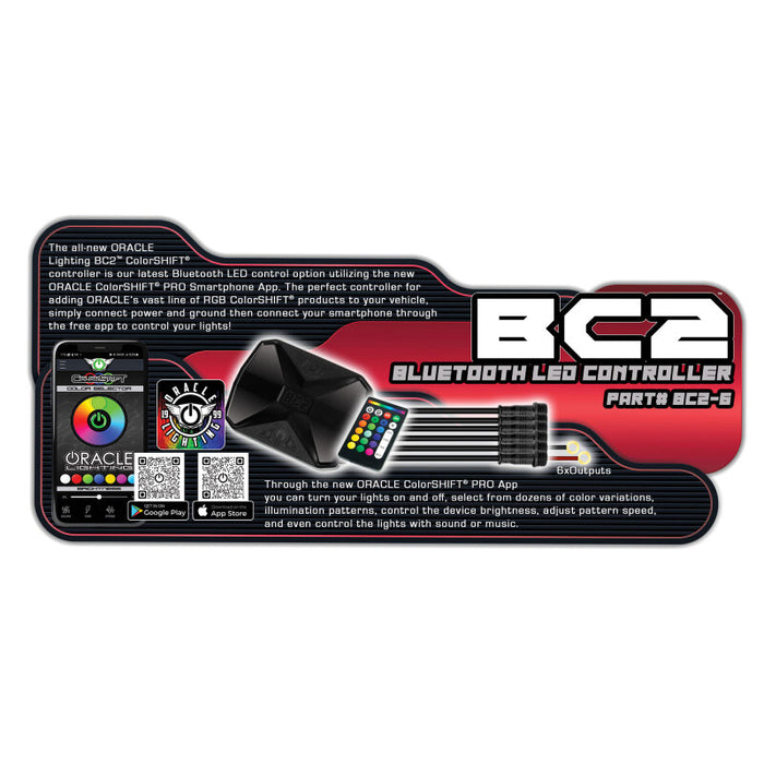 ORACLE Lighting BC2-6 BC2 Bluetooth ColorShift RGB LED Controller - 6 Output