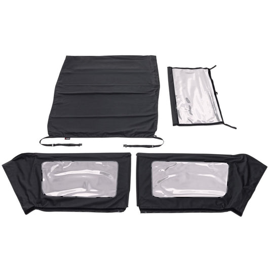 Rugged Ridge 13860.35 07-18 Jeep Wrangler JK (2-Door) Voyager Frameless Soft Top