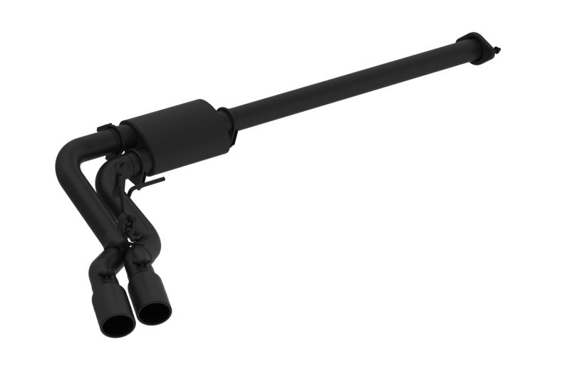 MBRP S5260BLK 15-16 Ford F-150 2.7L/3.5L/5.0L 3in Cat Back Single Side Pre-Axle Dual Exit Black Coated