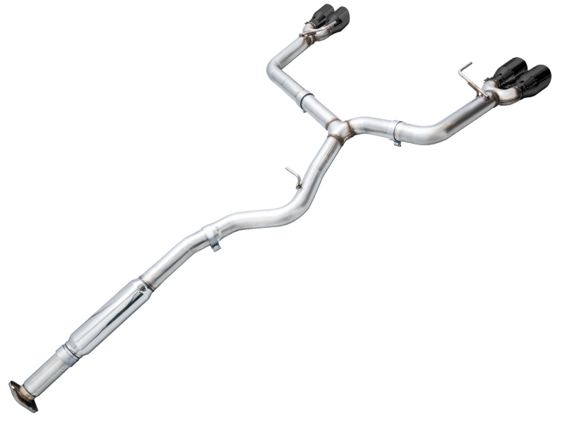 AWE Tuning 3020-43979 2022+ VB Subaru WRX Track Edition Exhaust - Diamond Black Tips
