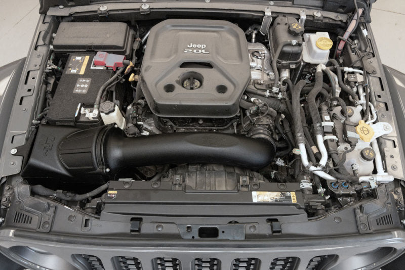 K&N Engineering 63-1580 K&N 18-20 Jeep Wrangler JL 2.0L AirCharger Performance Intake