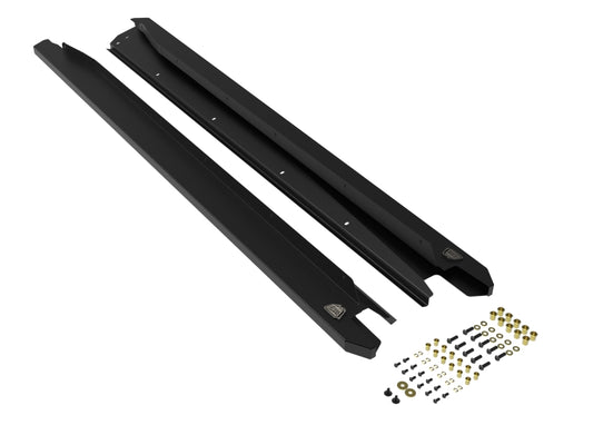 aFe 79-27005 POWER 15-19 Subaru Outback H4 2.5L / H6 3.6L Terra Guard Trail Steps - Black