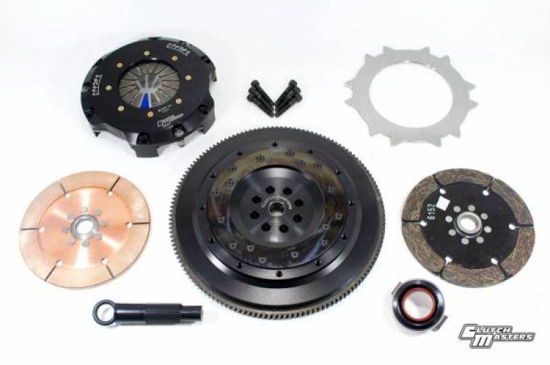 Clutch Masters 08150-TD7S-A 17-18 Honda Civic 1.5L Turbo (EX/Si) Race/Street Twin-Disc Clutch Kit w/Alum Flywheel