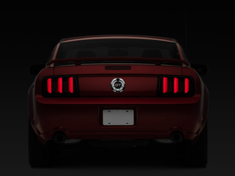 Raxiom 408588 05-09 Ford Mustang Vector V2 LED Tail Lights- Black Housing (Smoked Lens)