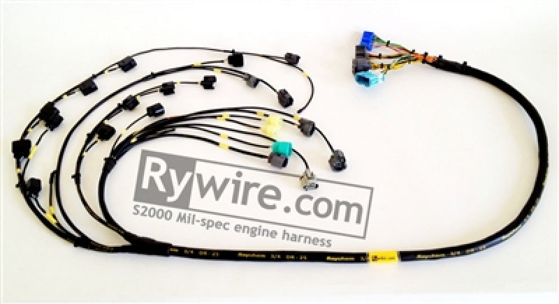 Rywire RY-S2K-MILSPEC Honda S2000 AP1/AP2 (Early) Mil-Spec Engine Harness w/OEM Coils/Injector/ECU Plugs