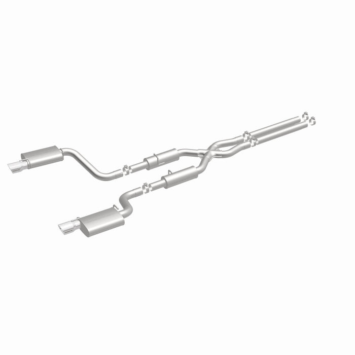 Magnaflow 15494 MagnaFlow 11-12 Dodge Charger SRT-8 Hemi Dual Split Rear Exit Stainless Cat-Back Performance Exhaust