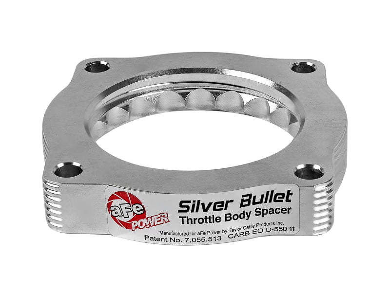 aFe 46-31002 Silver Bullet Throttle Body Spacers TBS BMW 335i (N54) 07-11 135i/535i 08-10 L6-3.0L (tt)