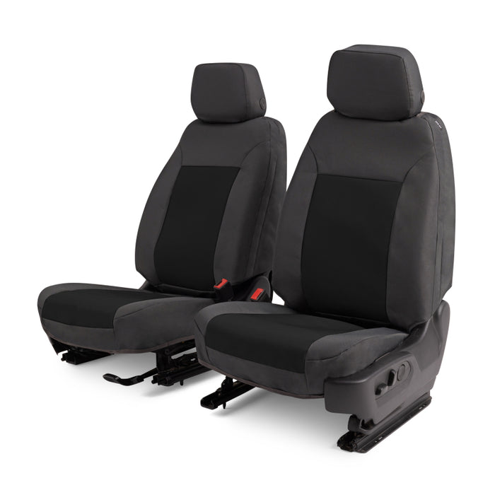 Covercraft GTC4139ENCB 19-24 Chevrolet Silverado Endura PrecisionFitSecond Row Seat Covers - Charcoal/Blk