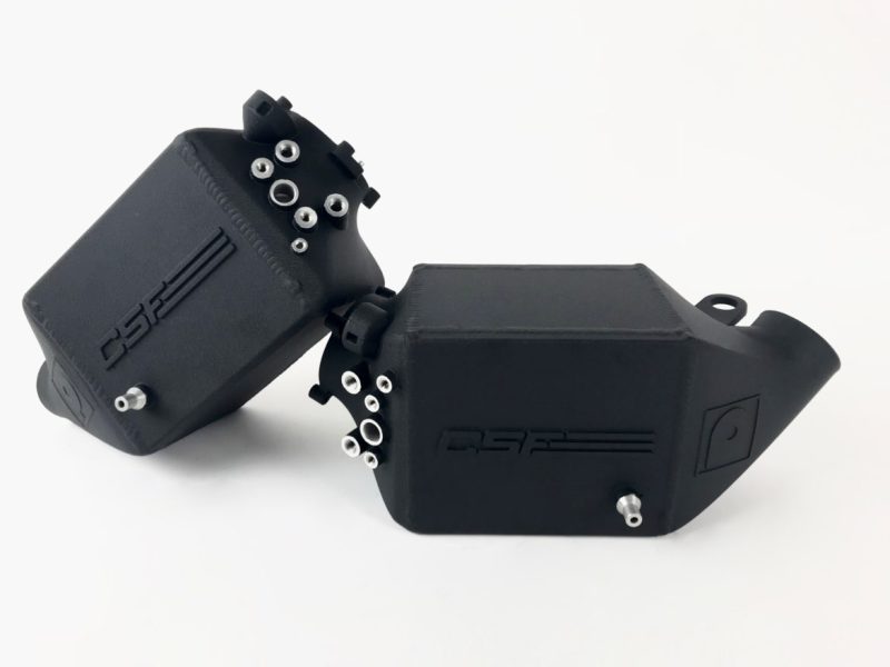 CSF 8109 12-16 BMW M5 (F10) / 12-18 BMW M6 (F06/F12/F13) Twin Charge-Air-Cooler Set - Crinkle Black
