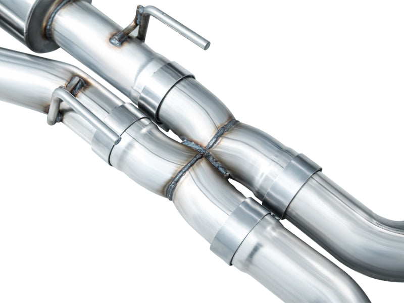 AWE Tuning 3015-42625 2020+ Ford Explorer ST Touring Edition Exhaust w/ Chrome Silver Tips