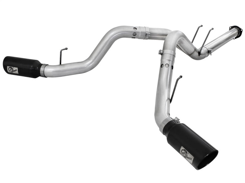 aFe 49-03065-B Atlas Exhaust 4in DPF-Back Al Steel 11-14 Ford Diesel Trucks V8-6.7L (td)