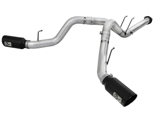 aFe 49-03065-B Atlas Exhaust 4in DPF-Back Al Steel 11-14 Ford Diesel Trucks V8-6.7L (td)