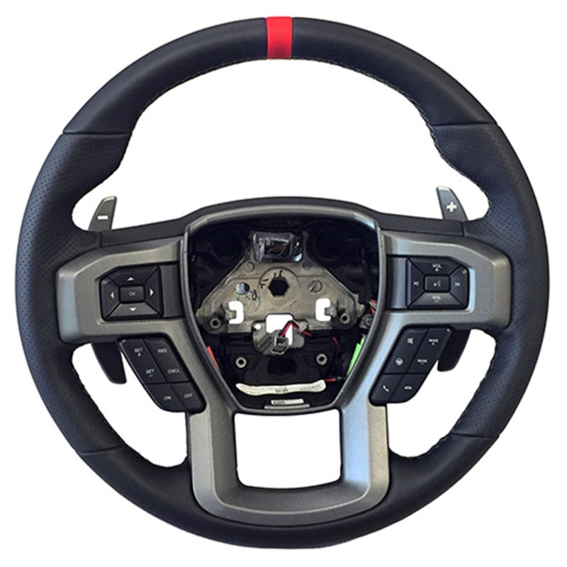 Ford Racing M-3600-F15RRD 15-18 F-150 Raptor Performance Steering Wheel Kit - Red Sightline