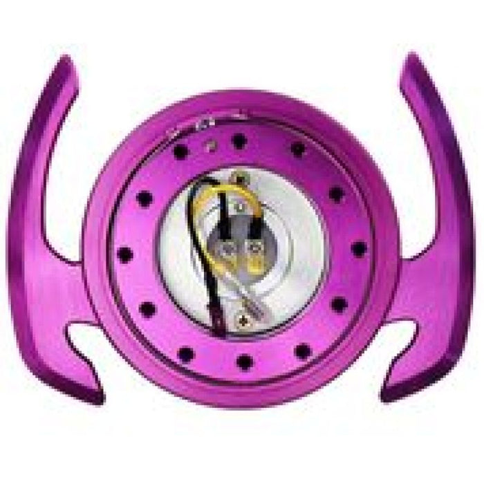 NRG SRK-700PP Quick Release Kit Gen 4.0 - Purple Body / Purple Ring w/ Handles