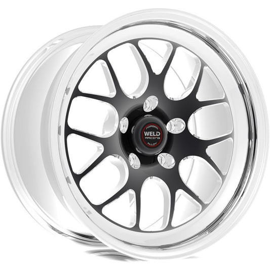 Weld 77MB510G55C S77 15x10.33 / 5x135mm BP / 5.5in. BS Black Wheel (Medium Pad) - Non-Beadlock