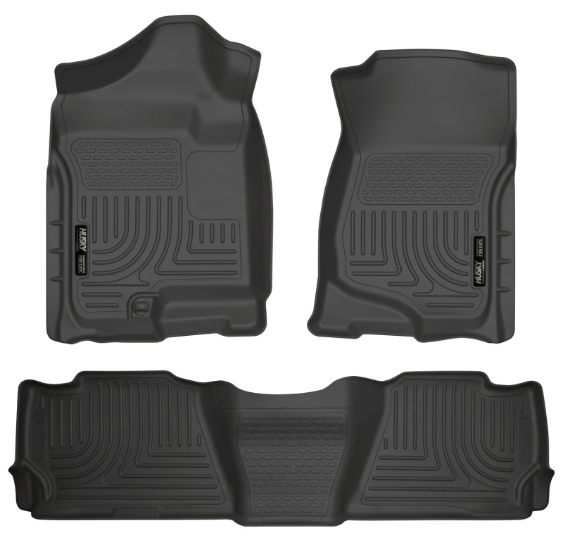 Husky Liners 98251 07-13 GM Escalade/Suburban/Yukon WeatherBeater Black Front & 2nd Seat Floor Liners