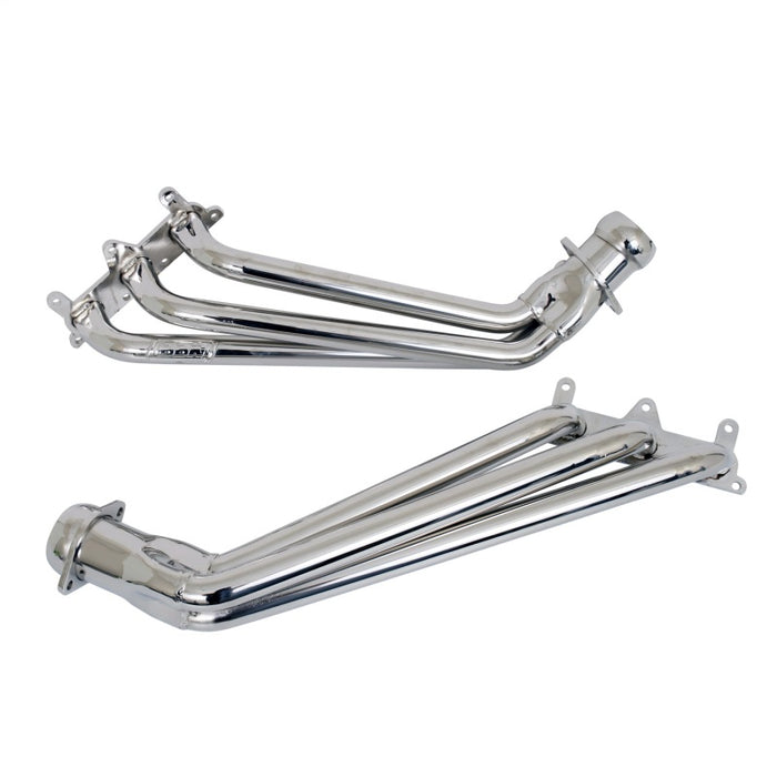 BBK 4041 10-11 Camaro V6 Long Tube Exhaust Headers With Converters - 1-5/8 Chrome