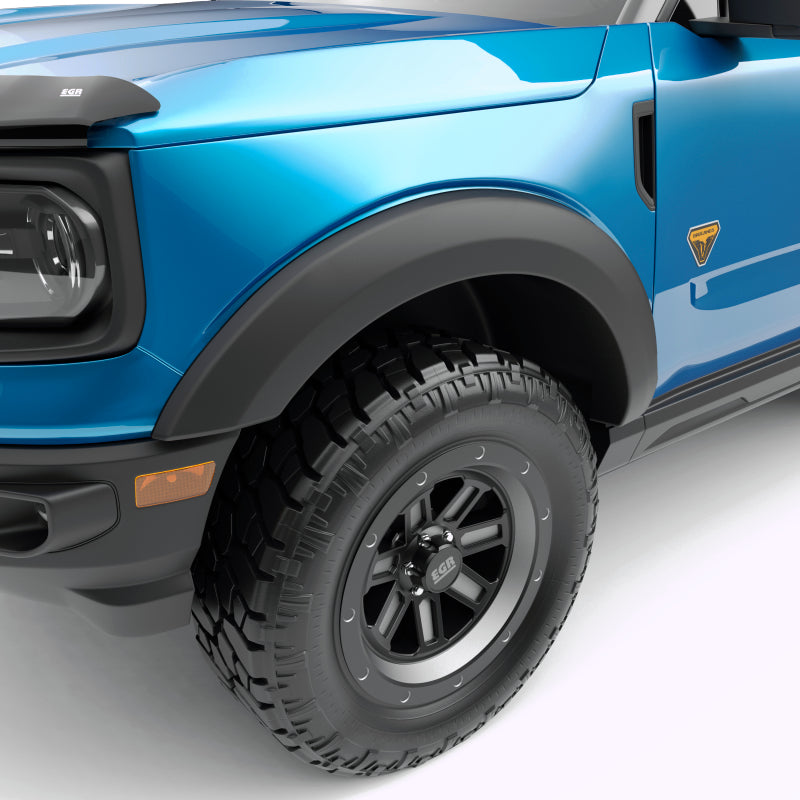 EGR 753564 21-23 Ford Bronco Sport (Sport Utility) Rugged Look Fender Flares (Set of 4) - Smooth Matte