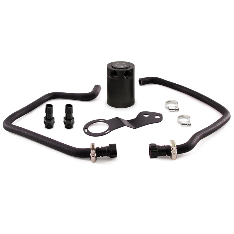 Mishimoto MMBCC-CAM8-16PBE 2016+ Chevrolet Camaro SS Baffled Oil Catch Can Kit - Black