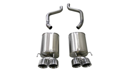 CORSA Performance 21011 Corsa 2009-2013 Chevrolet Corvette (C6) 6.2L Polished Sport Axle-Back Exhaust w/4.5in Tips