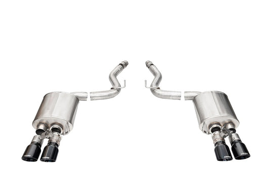 CORSA Performance 21261BLK Corsa 2024+ Ford Mustang V8 5.0L 3in Axle-Back Exhaust System w/ Twin 4in Black Pro-Series Tips