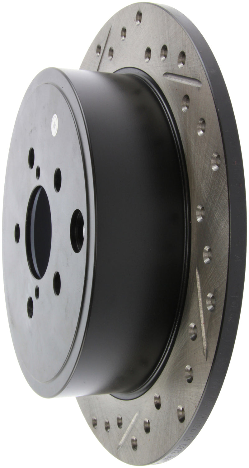 Stoptech 127.47029R StopTech 08-10 Impreza WRX (Exc STi)/08-10 Impreza Coupe/Sedan Slotted & Drilled Right Rear Rotor