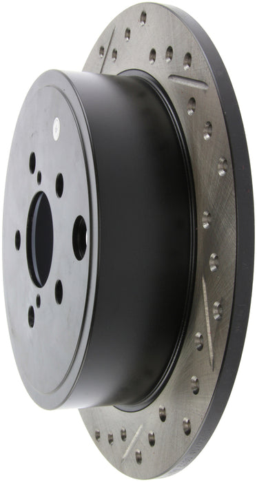 Stoptech 127.47029R StopTech 08-10 Impreza WRX (Exc STi)/08-10 Impreza Coupe/Sedan Slotted & Drilled Right Rear Rotor