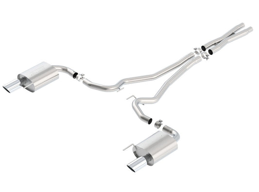 Borla 140590 S-Type Cat-Back 15-17 Ford Mustang GT 5.0L V8 MT/AT 2.5in pipe 4in tip