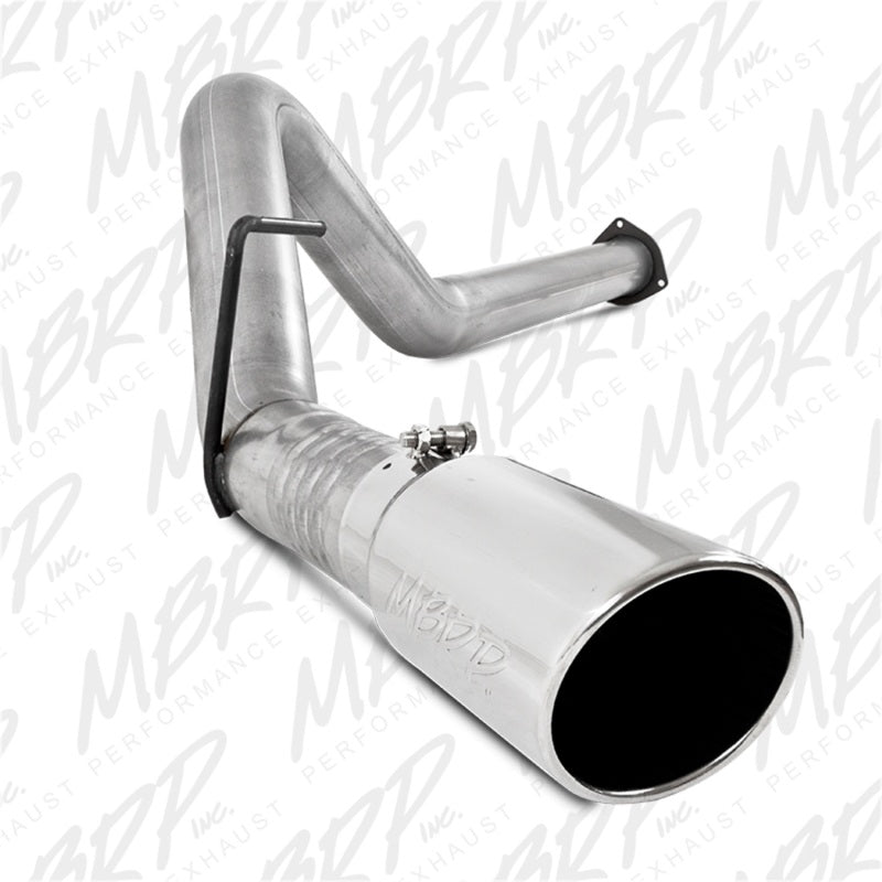 MBRP S6284AL 11-14 Ford 6.7L F-250/350/450 4in Filter Back Single Side Exit Alum and Down Pipe Exhaust