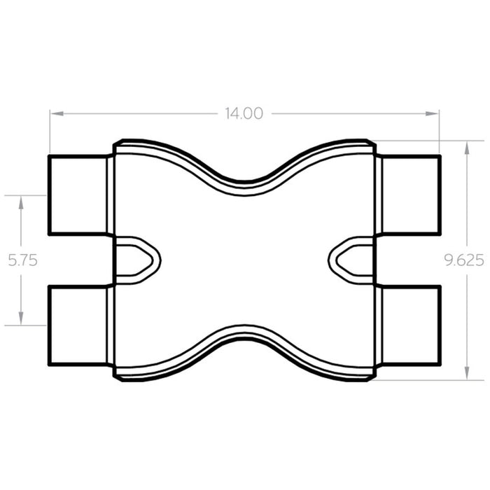 Magnaflow Perf Exhaust MAG10792 Stainless Tru-X Crossover 3in Dual