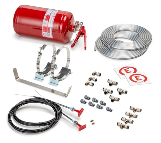 SPARCO 014772MSL Sparco 4.25 Liter Mechanical Steel Extinguisher System