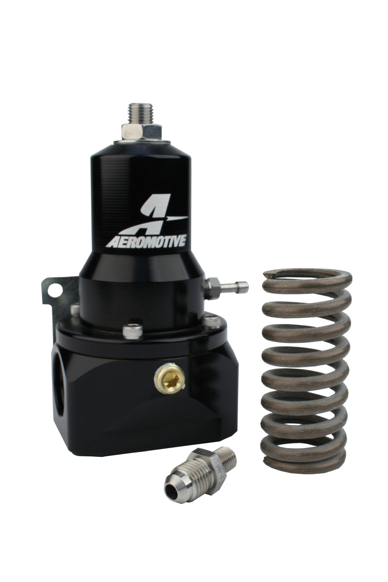 Aeromotive 13134 Regulator - 30-120 PSI - .313 Valve - 2x AN-10 Inlets / AN-10 Bypass