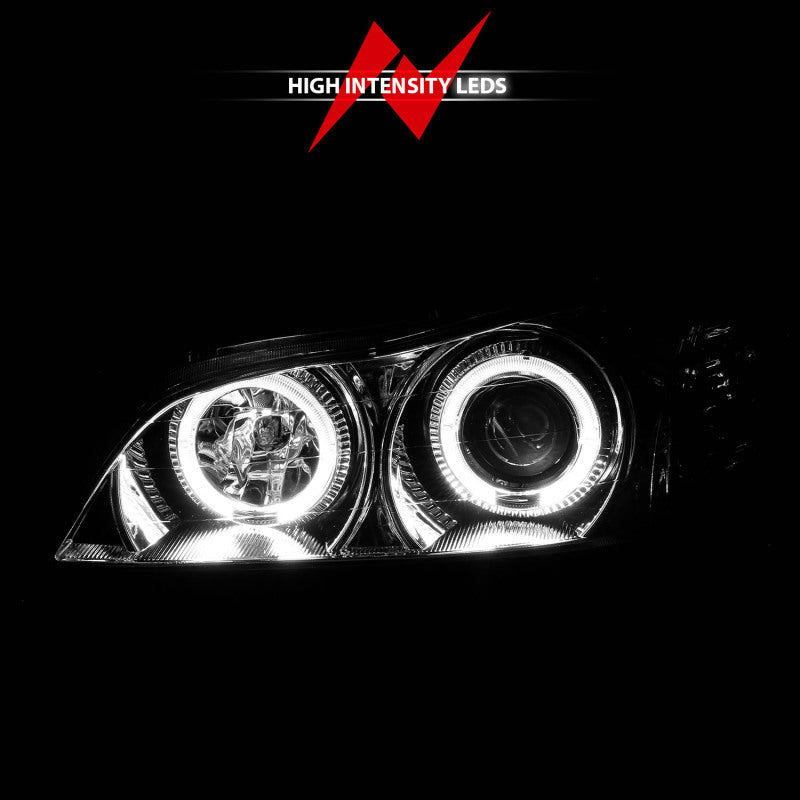 ANZO 121078 2000-2004 Infiniti I30 Projector Headlights w/ Halo Chrome
