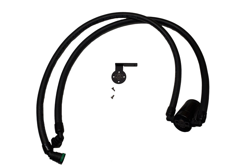 J&L 3028P-B 2021-2025 Ford F-150 3.5L Passenger Side Oil Separator 3.0 - Black Anodized