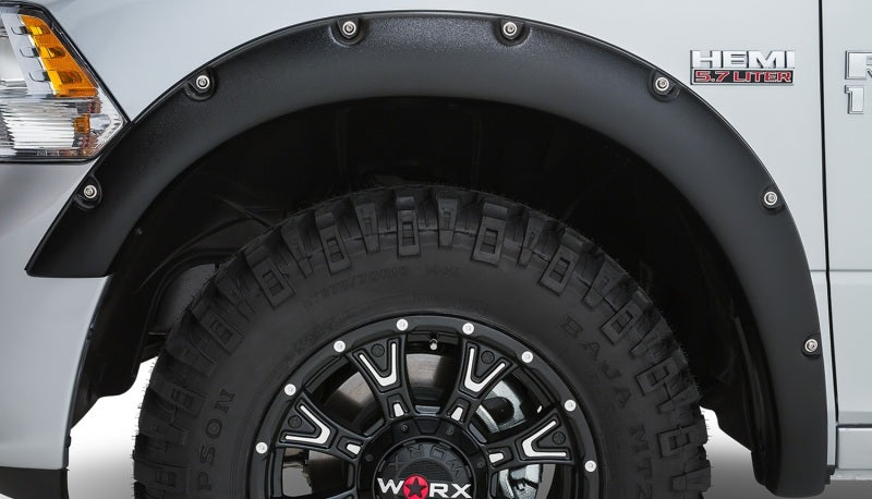 Stampede 8421-5 2009-2018 Dodge RAM 1500 67.4/76.3/96.3in Ruff Riderz Fender Flares 4pc Textured