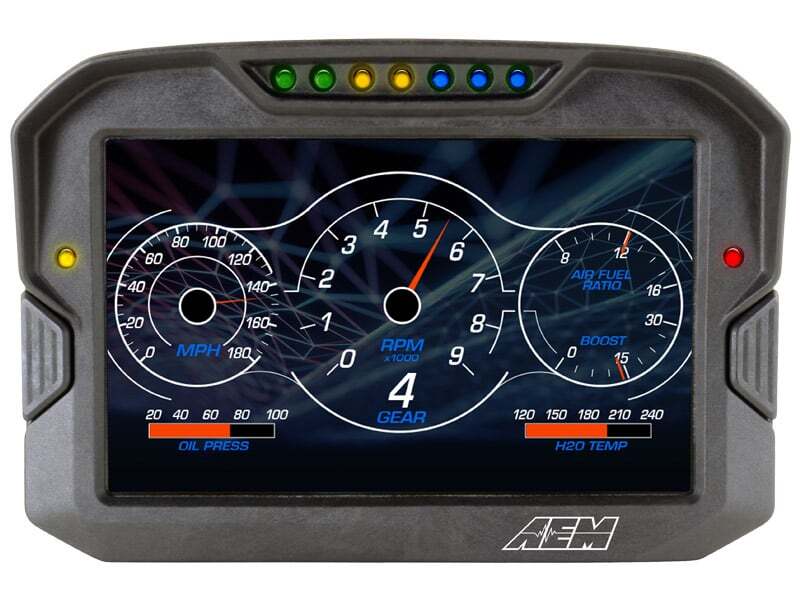 AEM 30-5700 CD-7 Non Logging Race Dash Carbon Fiber Digital Display (CAN Input Only)