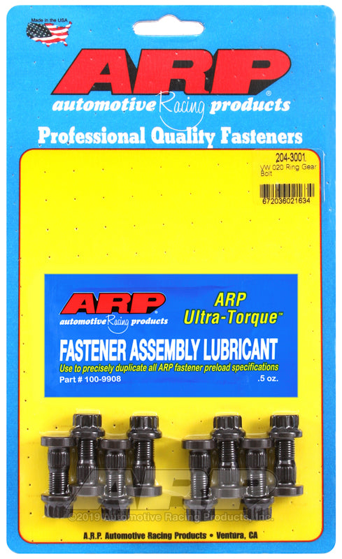 ARP 204-3001 VW 020 M9 Ring Gear Bolt Kit
