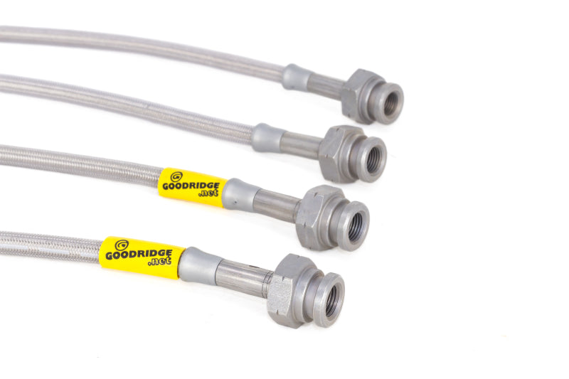 Goodridge 20015 92-95 Honda Civic All Models w/ Rear Drum / 93-00 Del Sol Rear Drum SS Brake Lines