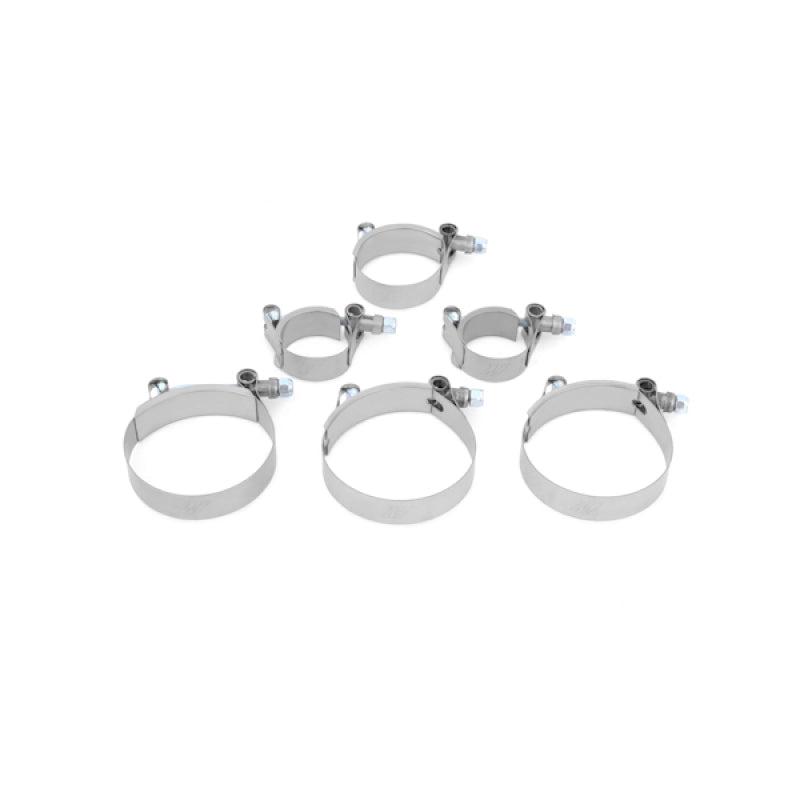 Mishimoto MMTMIC-WRX-01SLBK Subaru 02-07 WRX/04-07 STi Top-Mount Intercooler Kit - Silver/Black Hoses - Not For iRHD