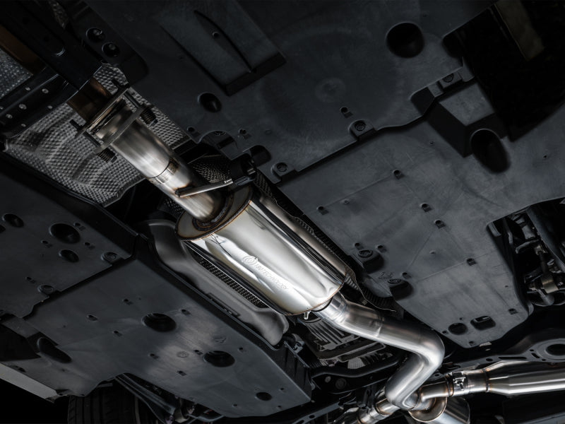 AWE Tuning 3015-52472 AWE 23-24 Toyota GR Corolla Touring Edition Catback Exhaust - Chrome Silver Tips