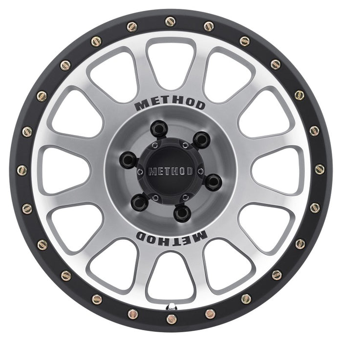 Method Wheels MR30589060300 Method MR305 NV 18x9 0mm Offset 6x5.5 108mm CB Machined/Black Street Loc Wheel