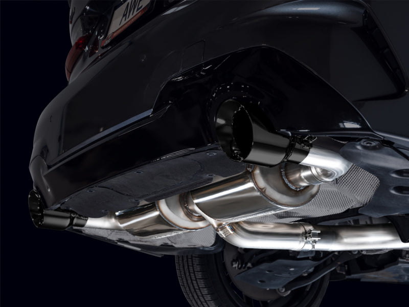 AWE Tuning 3015-33429 AWE 19-23 BMW 330i / 21-23 BMW 430i Base G2X Touring (Excl.Conv) Axle Back Exhaust - Diamond Black