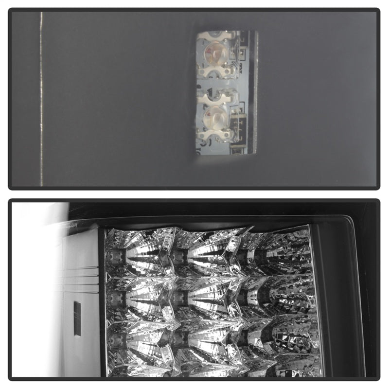 SPYDER 5070197 Spyder Jeep Grand Cherokee 07-10 LED Tail Lights Black ALT-YD-JGC07-LED-BK