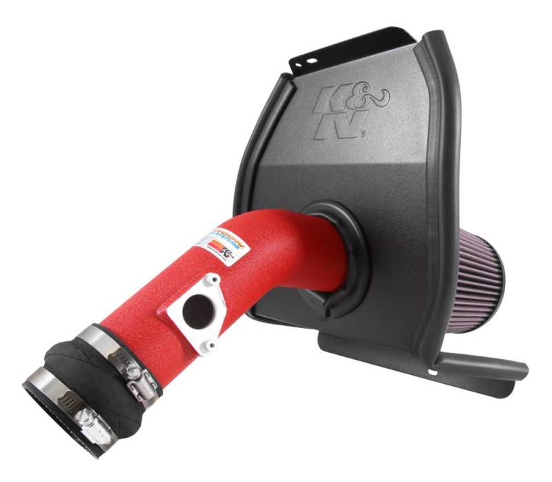 K&N Engineering 69-8007TWR K&N 2015 Subaru WRX-STI 2.5L H4 Red Typhoon Short RAM Intake