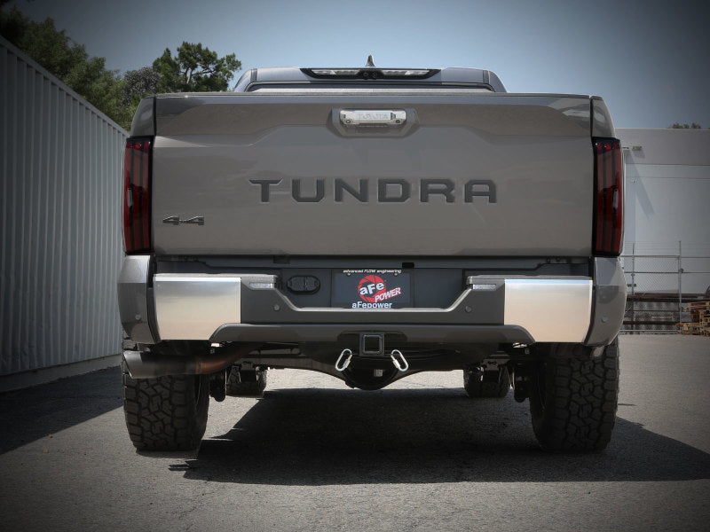 aFe 49-36061-B 2022 Toyota Tundra V6-3.5L (tt) Vulcan Series 2.5in to 3in 304 SS Cat-Back Exhaust w/ Black Tip
